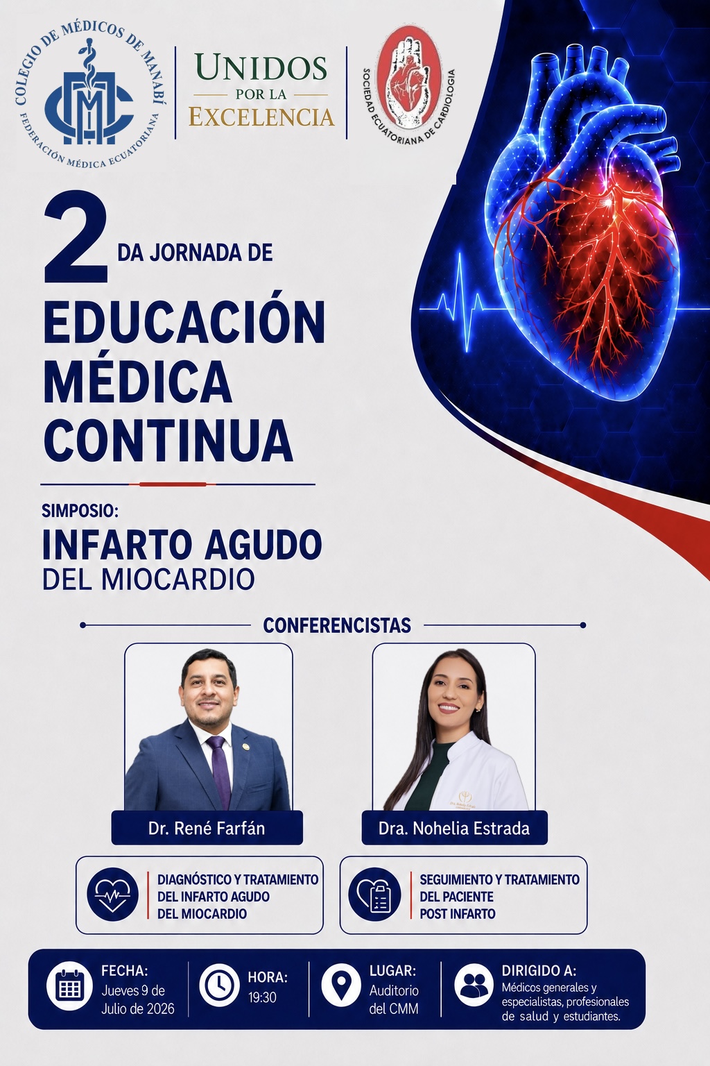 2da Jornada de Educación Médica Continua — Simposio Infarto Agudo del Miocardio